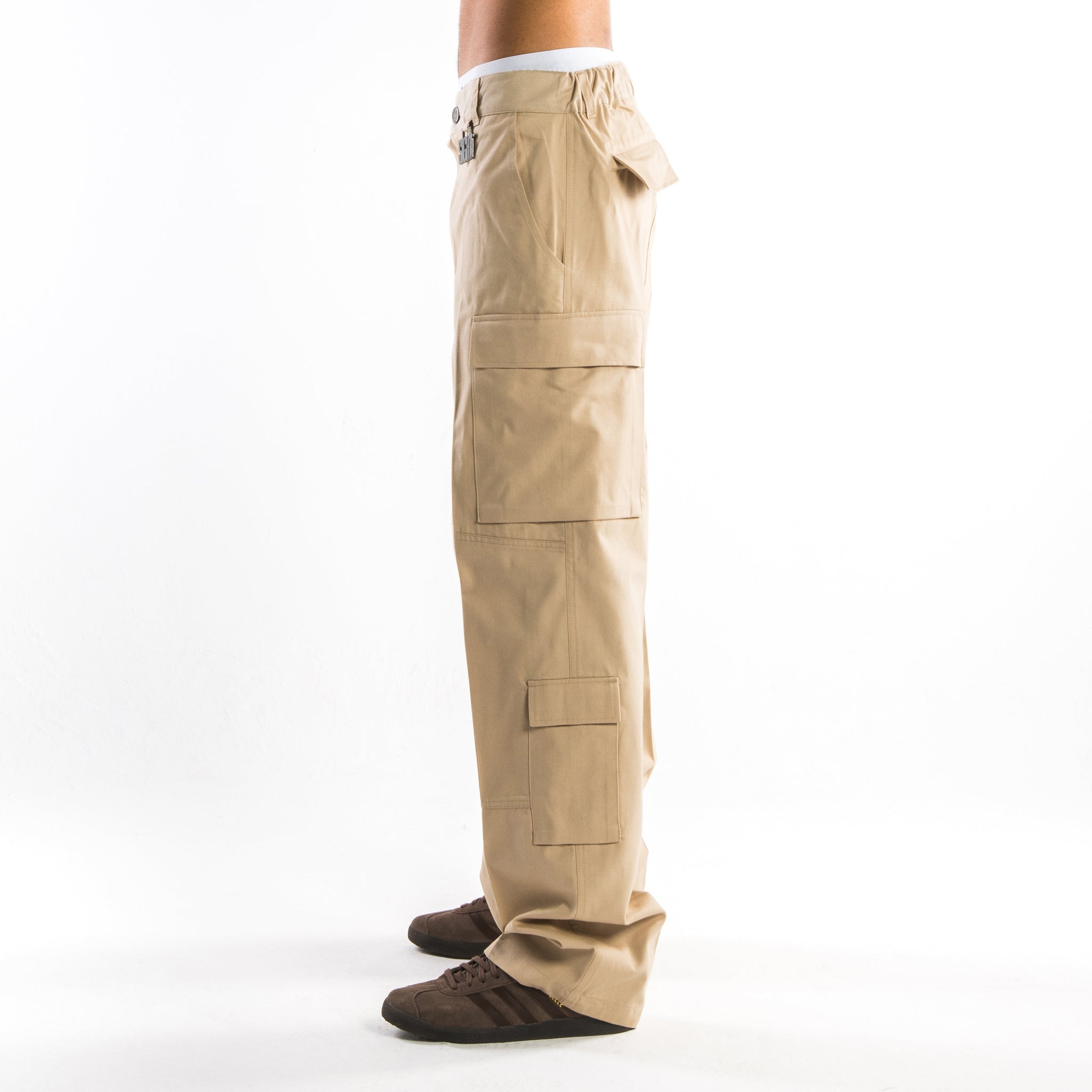 Beige Cargo Pants