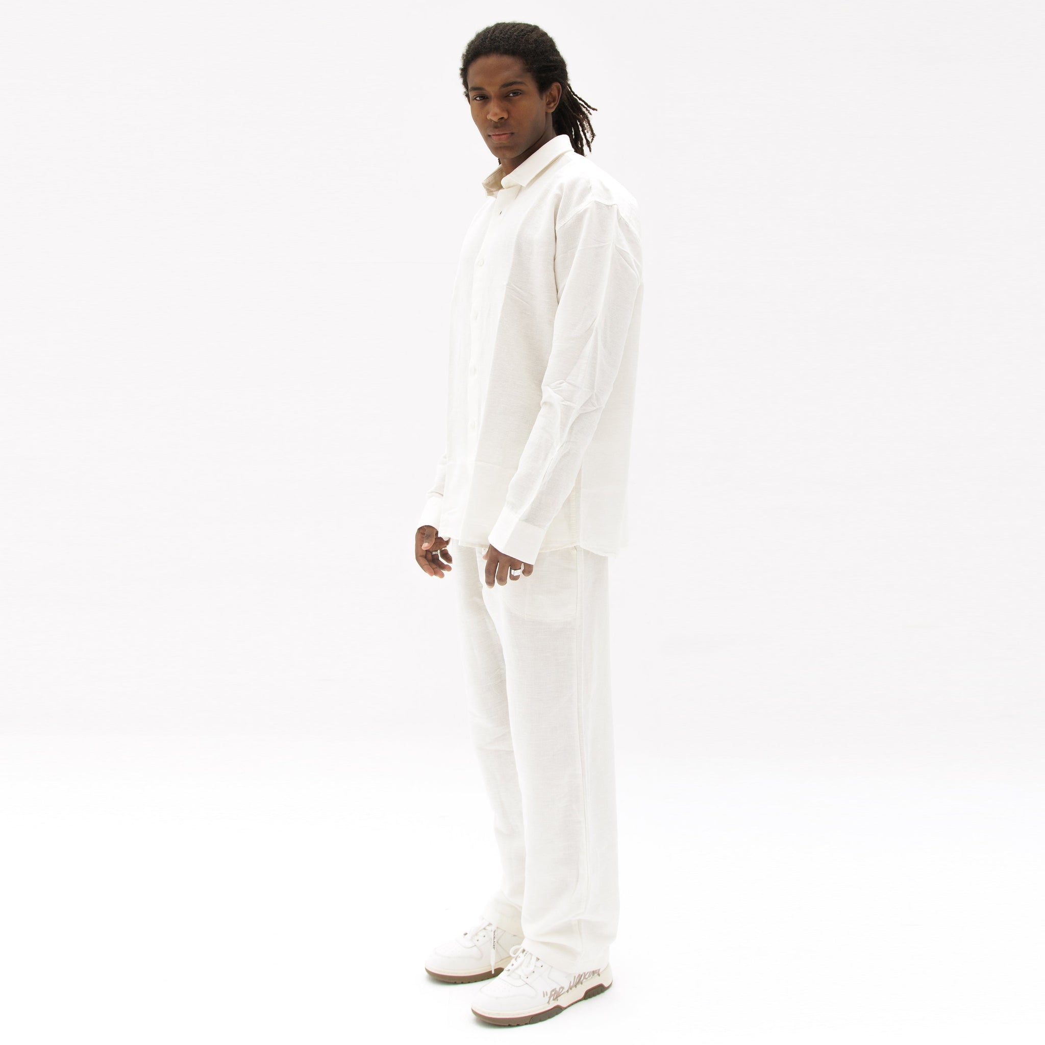 White Linen Pants