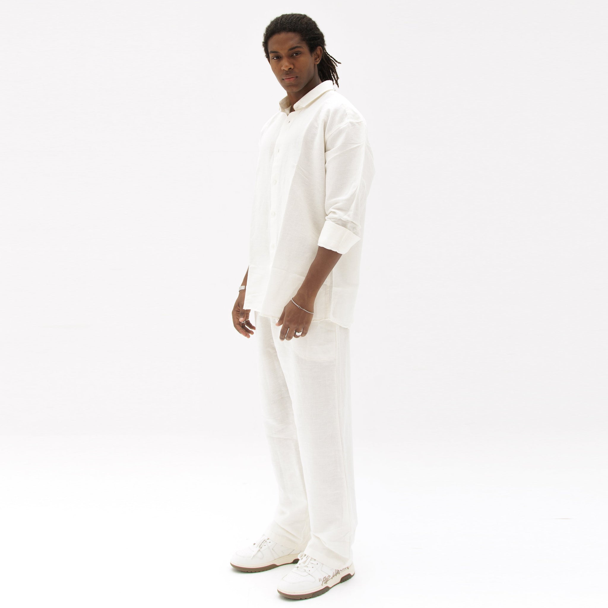 White Linen Pants